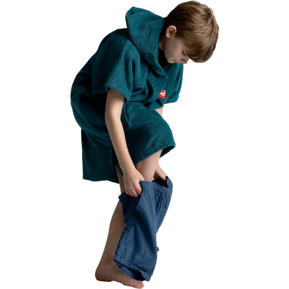 2026 Red Paddle Co J&uacute;nior Toalha Poncho Muda Robe 02-009-006-0386- Deep Teal